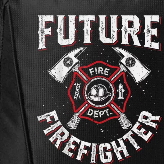 Future Firefighter Men Women Thin Red Line Firefighting City Backpack