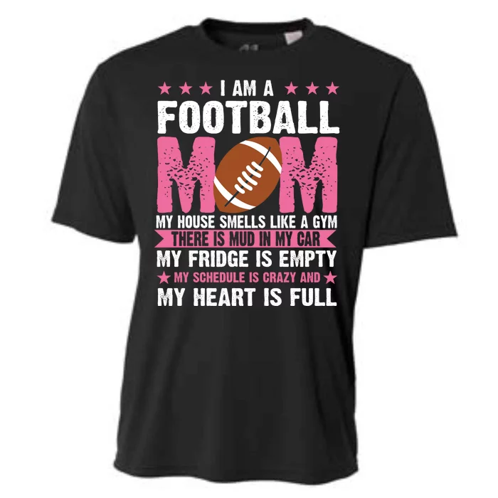 Funny Football Mom Quote Fan Cooling Performance Crew T-Shirt