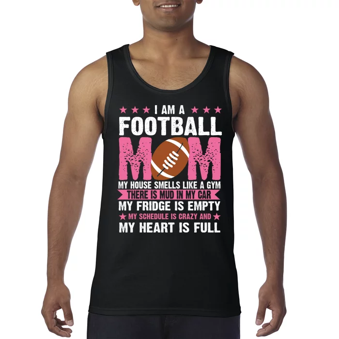 Funny Football Mom Quote Fan Tank Top