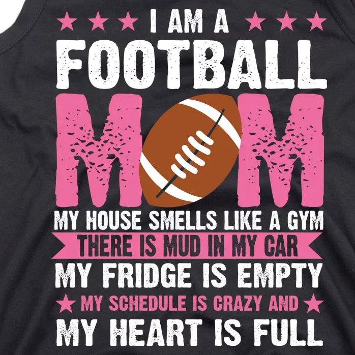 Funny Football Mom Quote Fan Tank Top