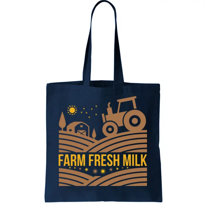 Farm Fresh Milk Tote Bag