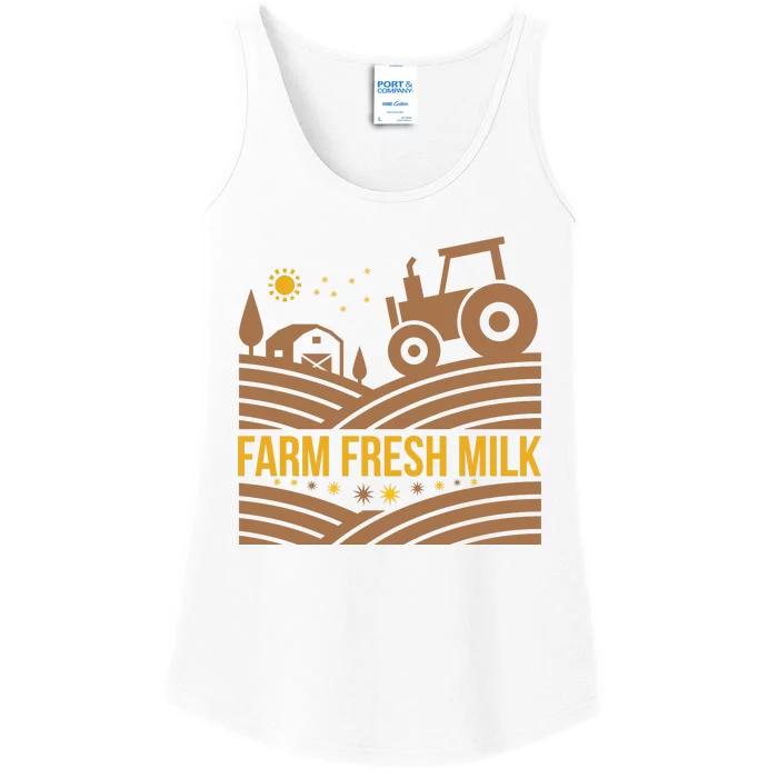 Farm Fresh Milk Ladies Essential Tank