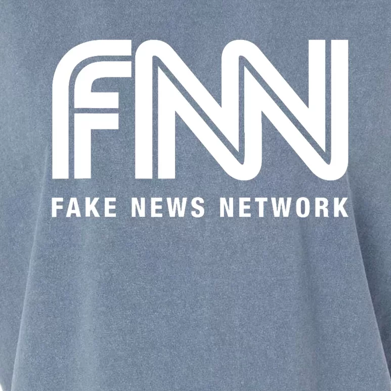 Fnn Fake News Network Garment-Dyed Women's Muscle Tee