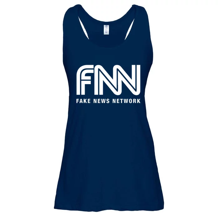 Fnn Fake News Network Ladies Essential Flowy Tank