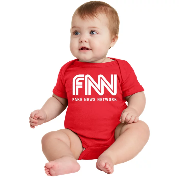 Fnn Fake News Network Baby Bodysuit