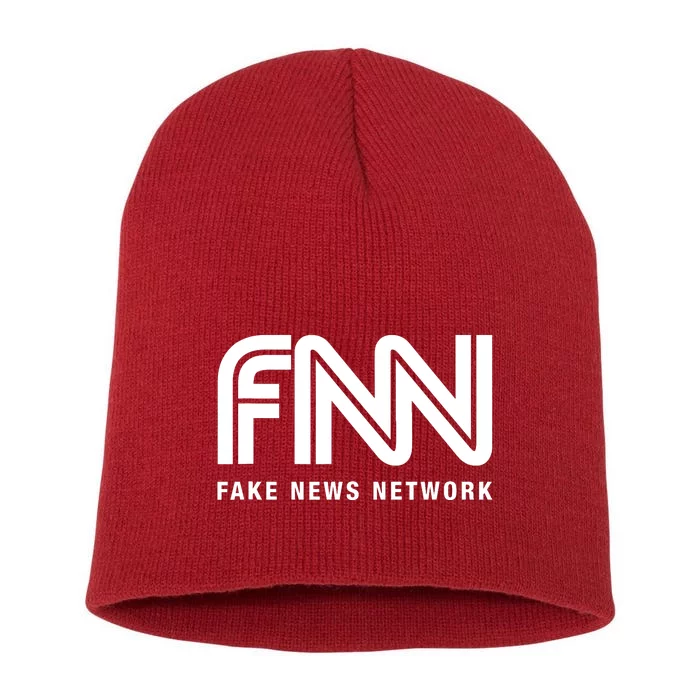 Fnn Fake News Network Short Acrylic Beanie