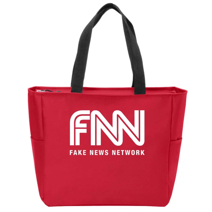 Fnn Fake News Network Zip Tote Bag