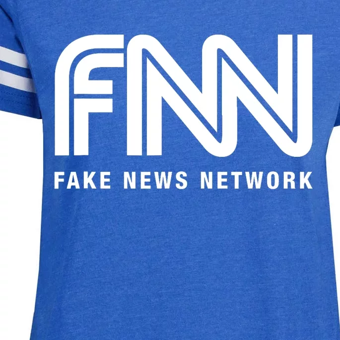 Fnn Fake News Network Enza Ladies Jersey Football T-Shirt