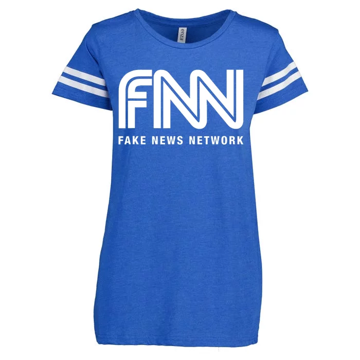 Fnn Fake News Network Enza Ladies Jersey Football T-Shirt