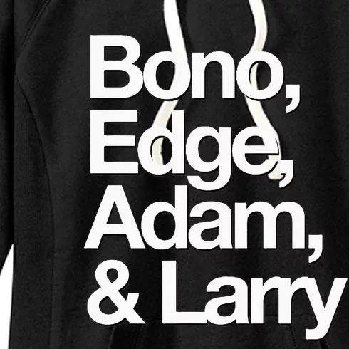 Famous First Names Bono Edge Adam & Larry Women's Fleece Hoodie