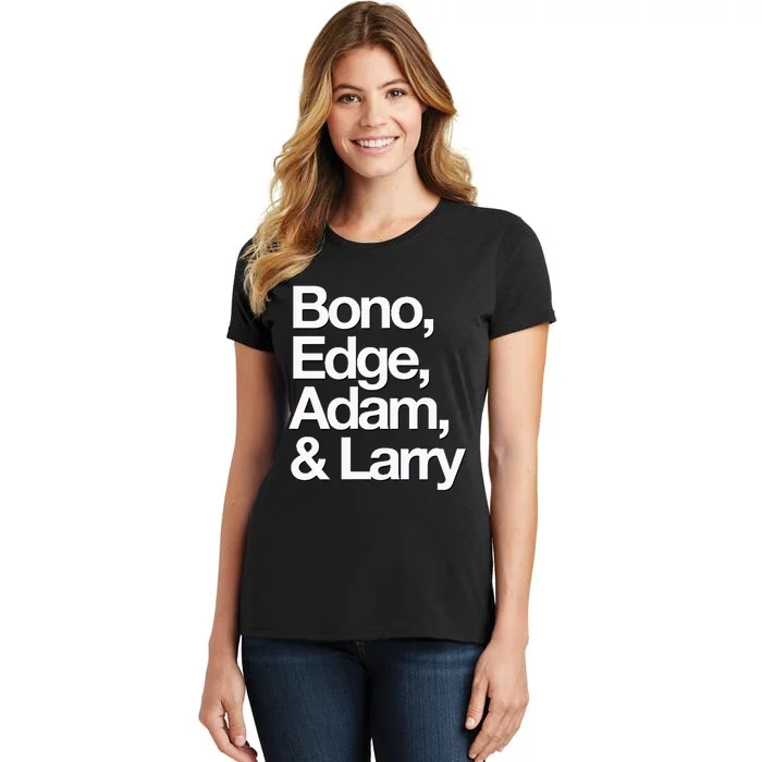 Famous First Names Bono Edge Adam & Larry Women's T-Shirt