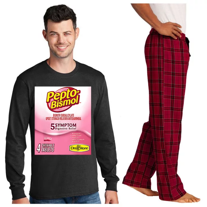 Funny Family Nurse Pharmacy Halloween Costume Pepto Bismol Long Sleeve Pajama Set