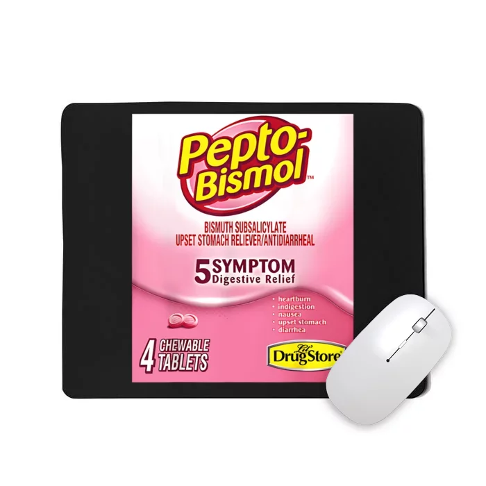 Funny Family Nurse Pharmacy Halloween Costume Pepto Bismol Mousepad