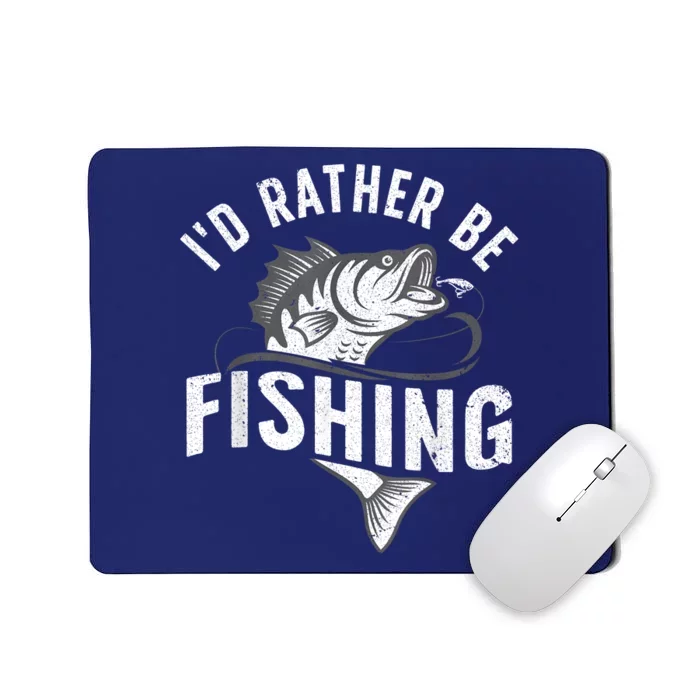 Funny Fishing Novelty Design For Men Women Fish Lovers Mousepad