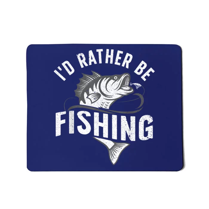 Funny Fishing Novelty Design For Men Women Fish Lovers Mousepad