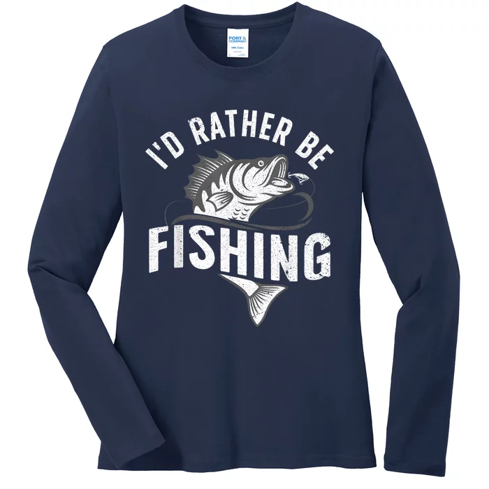 Funny Fishing Novelty Design For Men Women Fish Lovers Ladies Long Sleeve Shirt