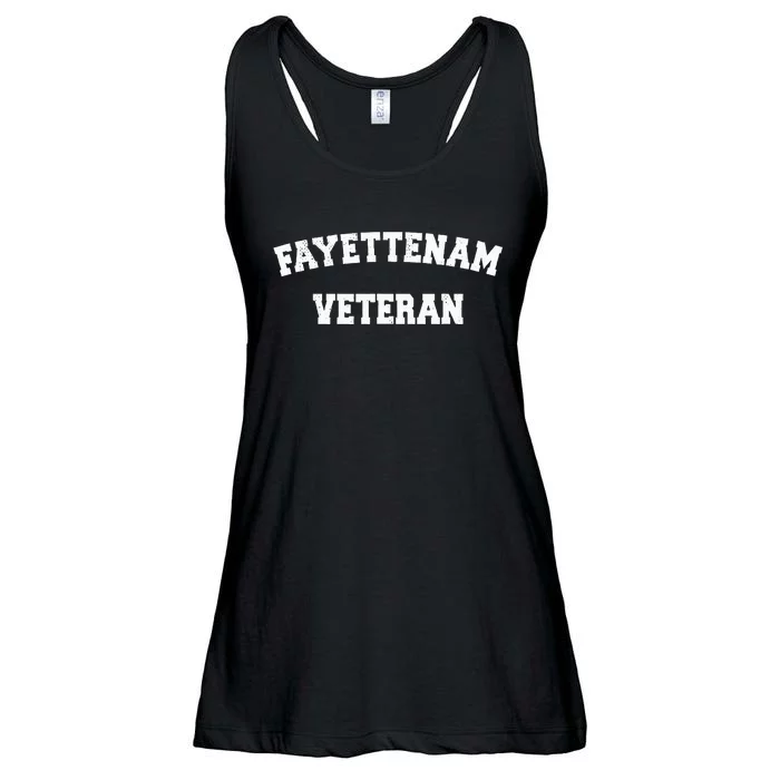 Fayettenam Fayetteville North Carolina Fort Bragg Airborne Ladies Essential Flowy Tank