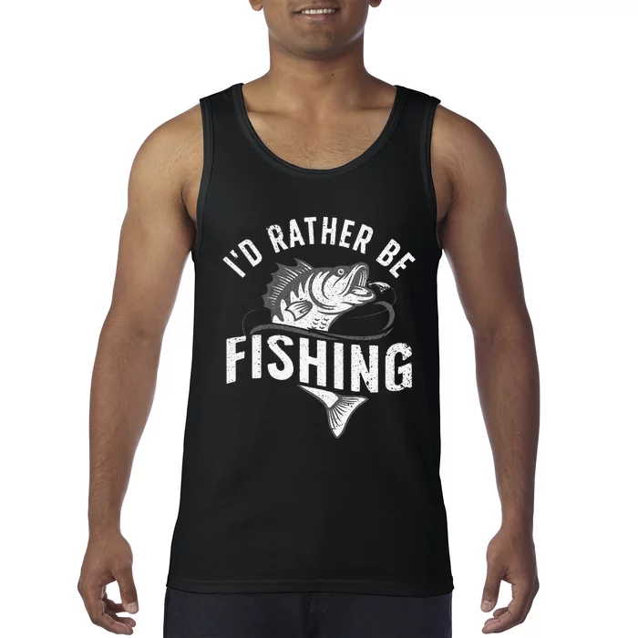 Funny Fishing Novelty Design For Fish Lovers Tank Top