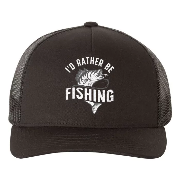 Funny Fishing Novelty Design For Men Women Fish Lovers Yupoong Adult 5-Panel Trucker Hat