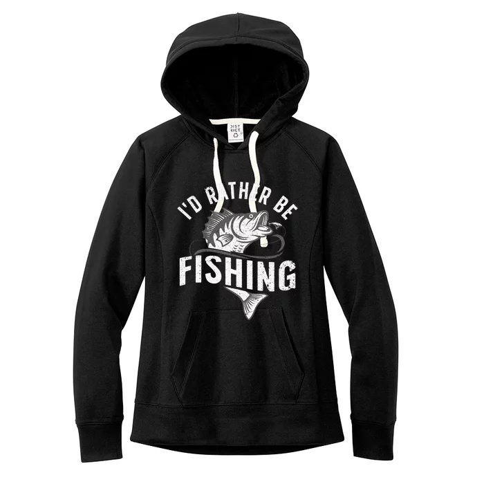 Funny Fishing Novelty Design For Men Women Fish Lovers Women's Fleece Hoodie