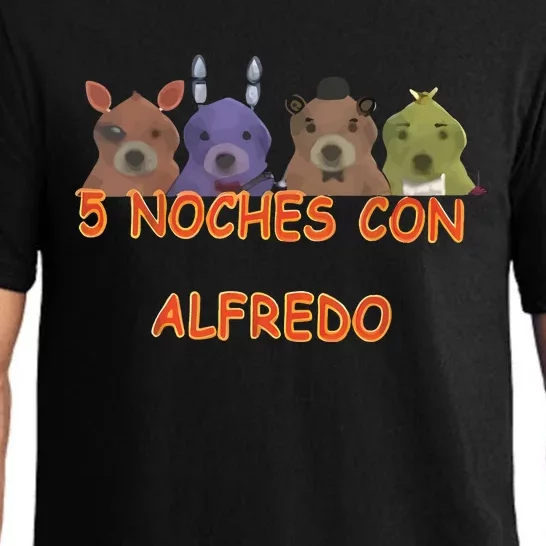 Fnaf Five Nights At Freddys Meme 5 Noches Con Alfredo Pajama Set