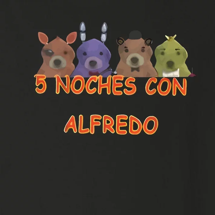 Fnaf Five Nights At Freddys Meme 5 Noches Con Alfredo Toddler Long Sleeve Shirt