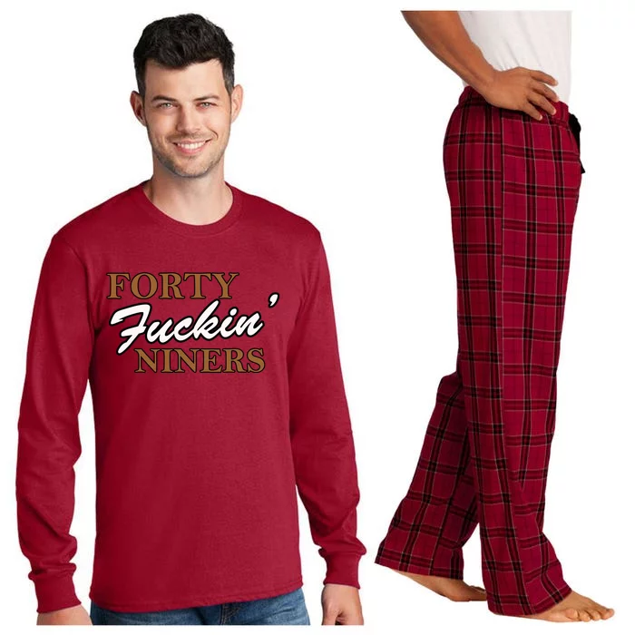 Forty Fuckin Niners Long Sleeve Pajama Set