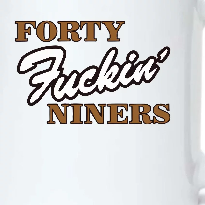 Forty Fuckin Niners Black Color Changing Mug