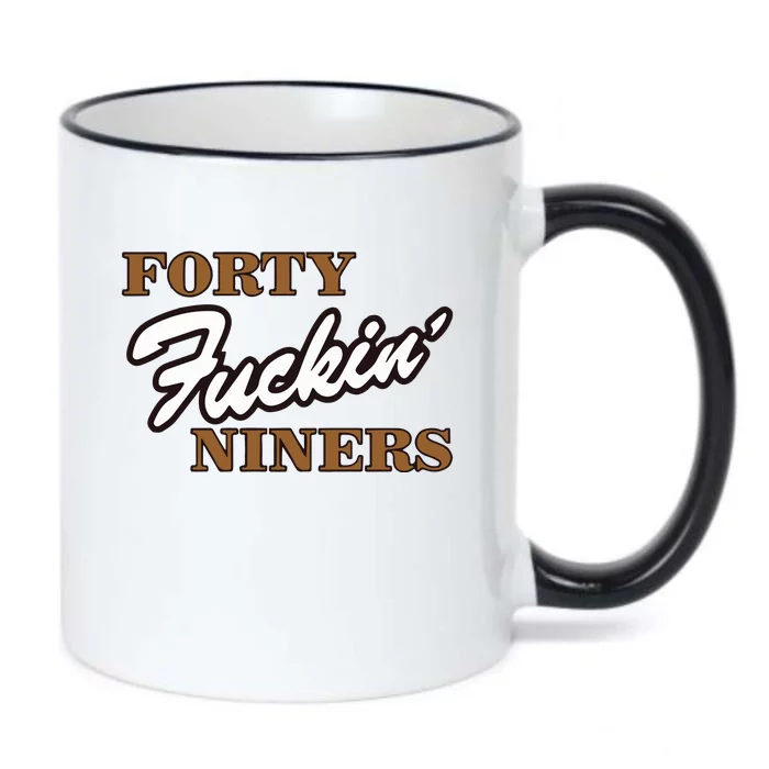 Forty Fuckin Niners Black Color Changing Mug