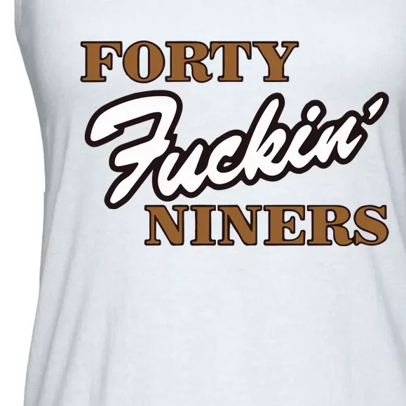 Forty Fuckin Niners Ladies Essential Flowy Tank