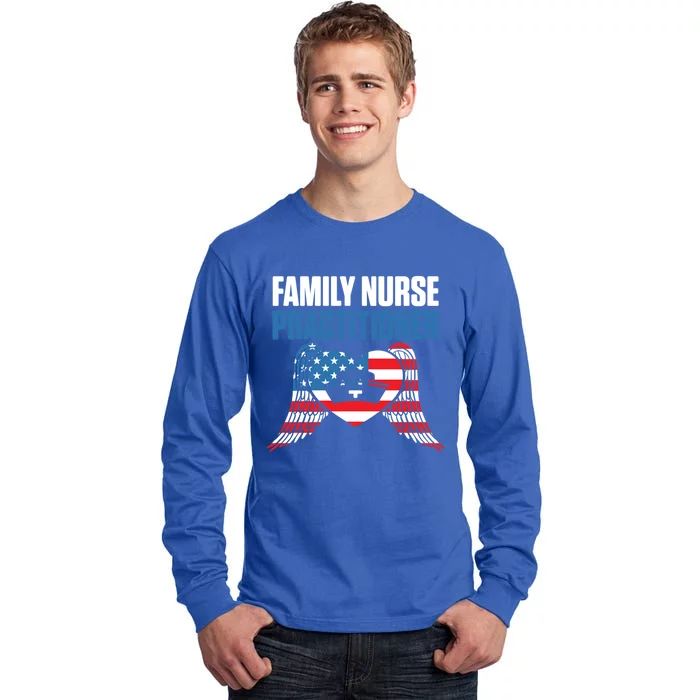 Fnp Family Nurse Practitioner Fun Skilled Funny Nursing Cool Gift Tall Long Sleeve T-Shirt