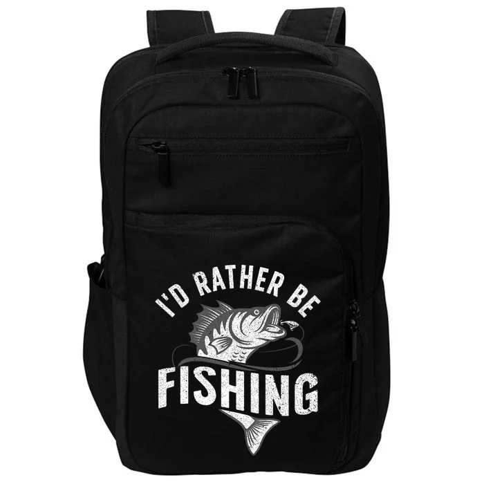 Funny Fishing Novelty For Men Women Kids Fish Lovers Impact Tech Backpack