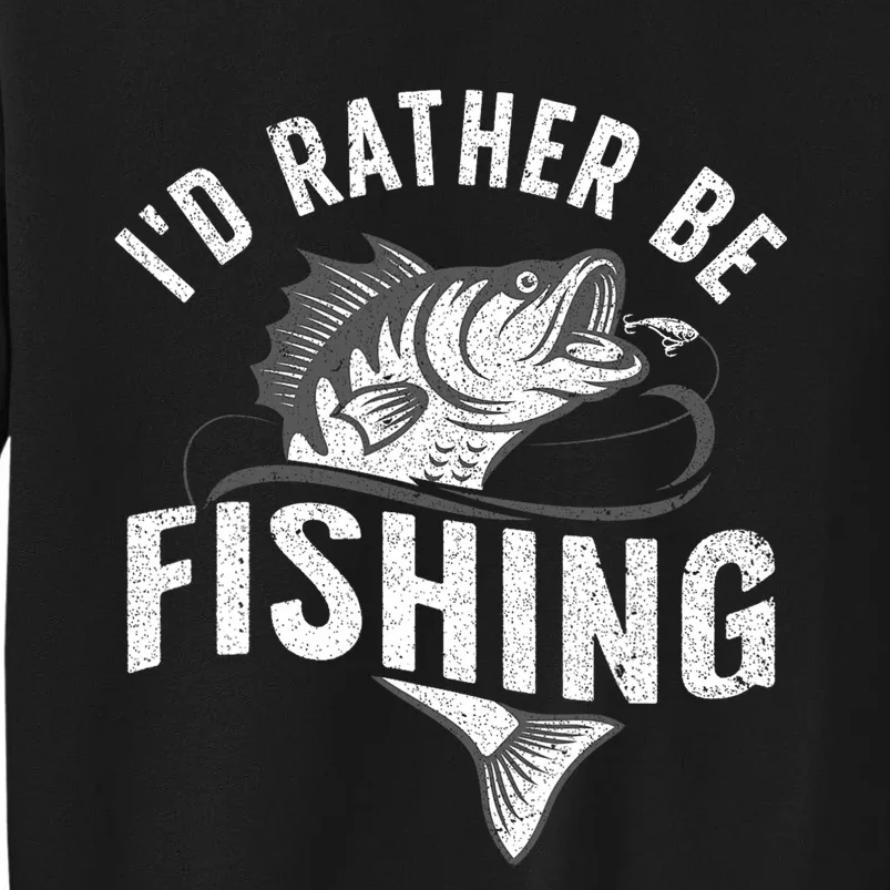 Funny Fishing Novelty For Men Women Kids Fish Lovers Tall Sweatshirt