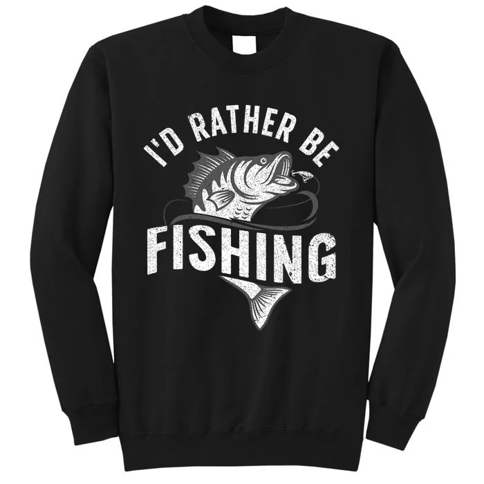 Funny Fishing Novelty For Men Women Kids Fish Lovers Tall Sweatshirt