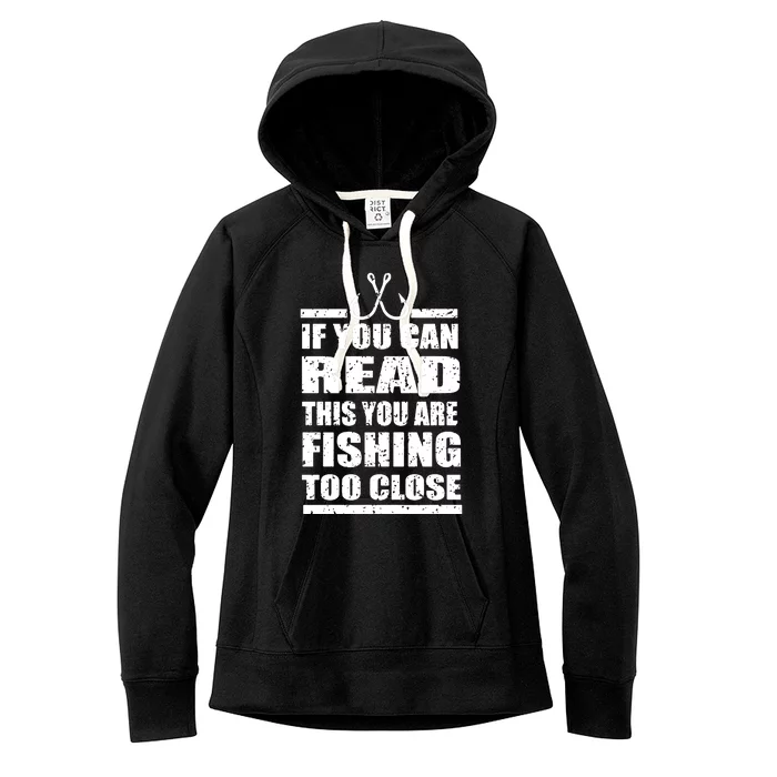 Funny Fishing Not A Good Morning If It Was I'd Be Fishing Women's Fleece Hoodie