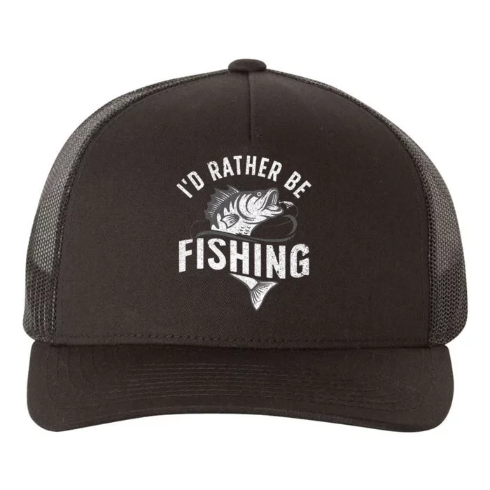 Funny Fishing Novelty Design Fish Lovers Yupoong Adult 5-Panel Trucker Hat