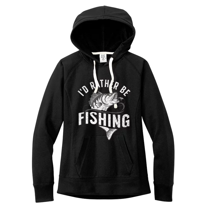 Funny Fishing Novelty Design Fish Lovers Women's Fleece Hoodie