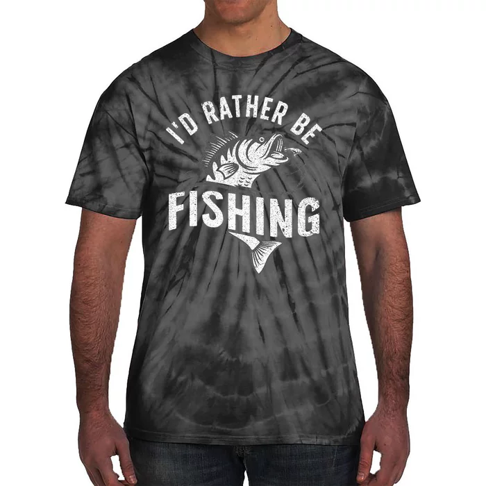 Funny Fishing Novelty Design Fish Lovers Tie-Dye T-Shirt