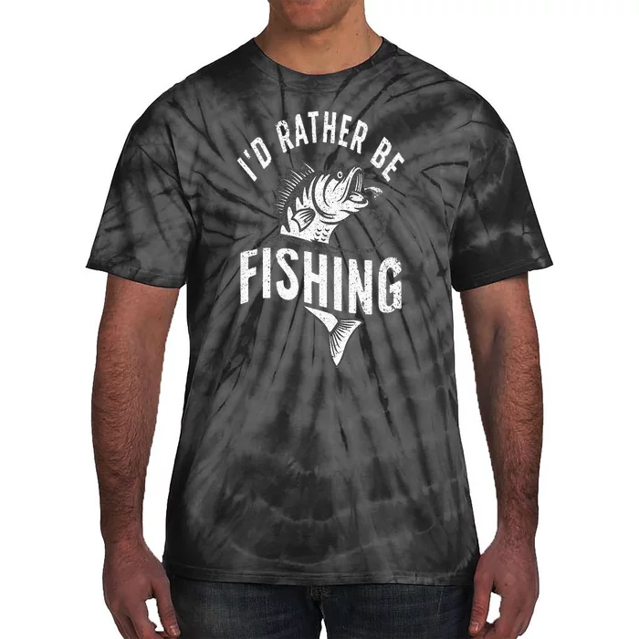 Funny Fishing Novelty Design For Men Women Fish Lovers Tie-Dye T-Shirt