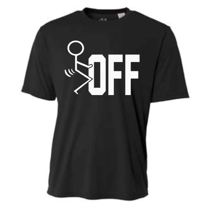 Funny Fuck Off Meme Cooling Performance Crew T-Shirt