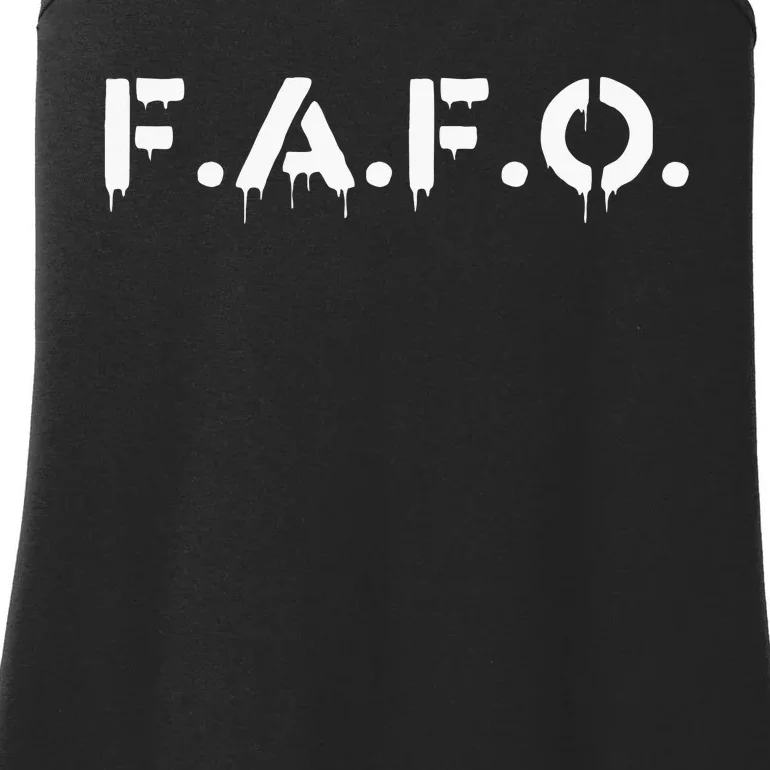 Fafo Find Out Funny Ladies Essential Tank