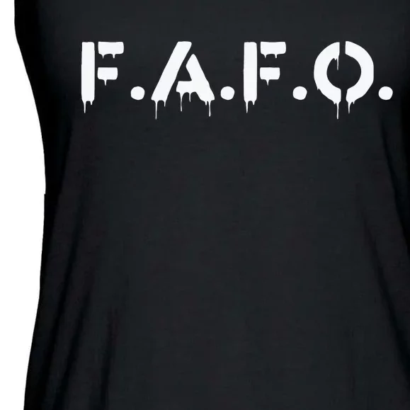 Fafo Find Out Funny Ladies Essential Flowy Tank