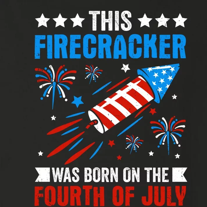 Firecracker Fourth Of July Celebration Graphic Toddler Long Sleeve Shirt