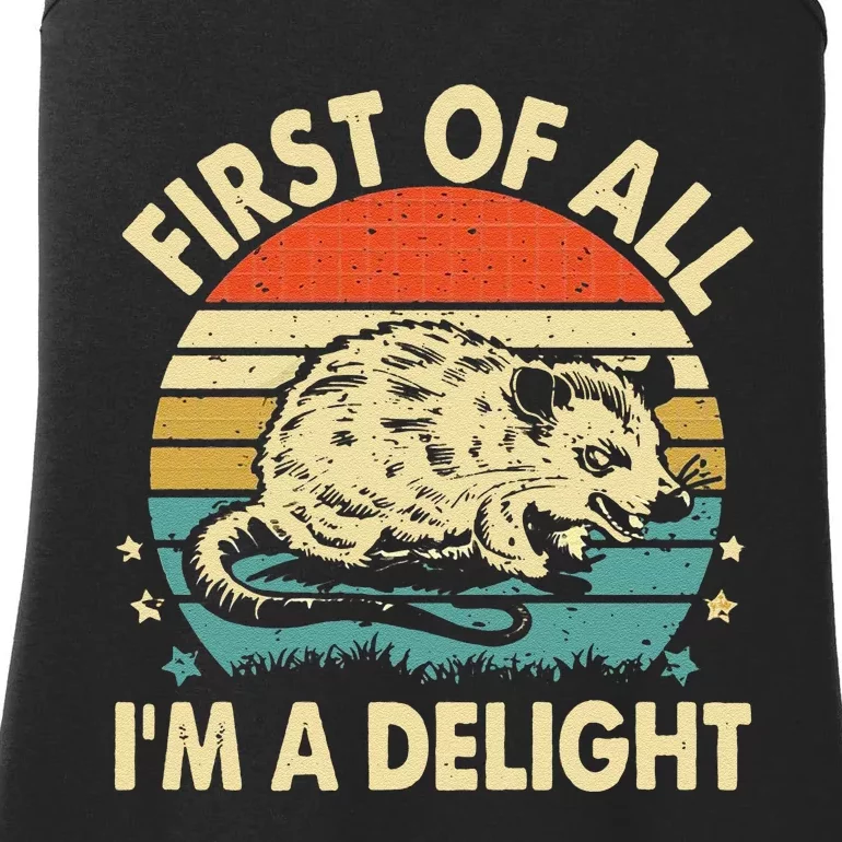 Funny First Of All IM A Delight Gift Ladies Essential Tank