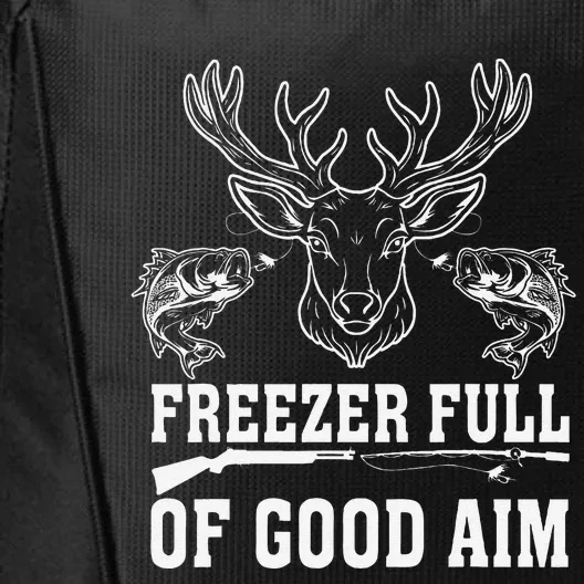 Freezer Full Of Good Aim Deer Hunting Season Hunter City Backpack