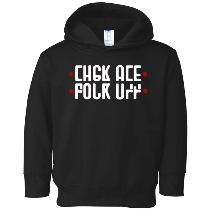 Funny Fuck Off Hidden Message Toddler Hoodie