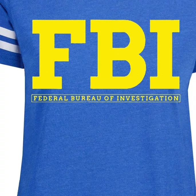 Fbi Federal Office For Investigation Officers Enza Ladies Jersey Football T-Shirt