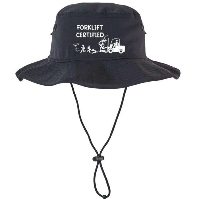 Funny Forklift Operator Forklift Certified Legacy Cool Fit Booney Bucket Hat