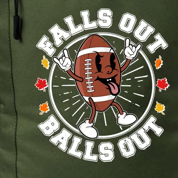 Funny Falls Out Balls Out Football Fall Season Sports Fan Daily Commute Backpack