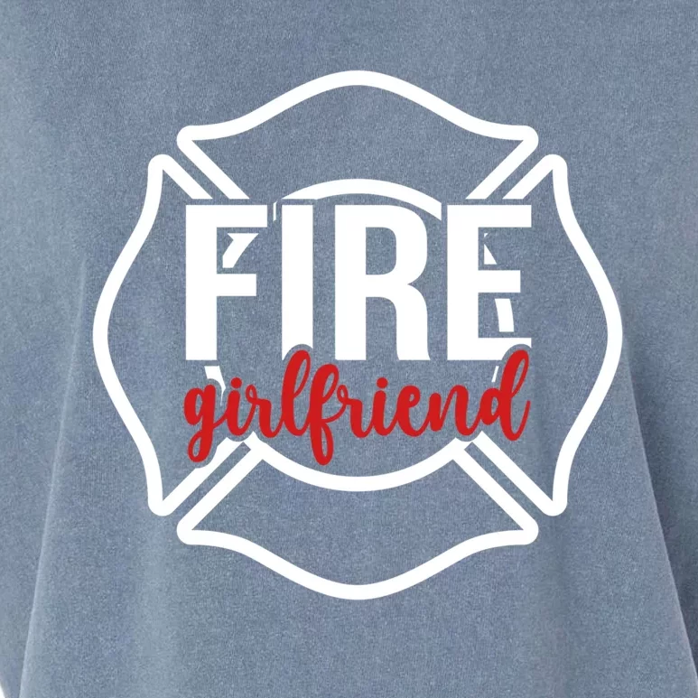 Fire Friend Of A Firefighter Friend Funny Gift Garment-Dyed Women's Muscle Tee